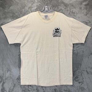 Vintage 2002 Fire-Rescue East Jacksonville FL T-Shirt Mens Large Hanes Cream